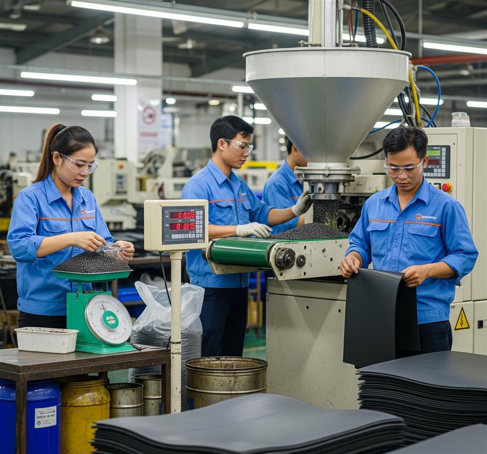 chuẩn bị nguyên liệu